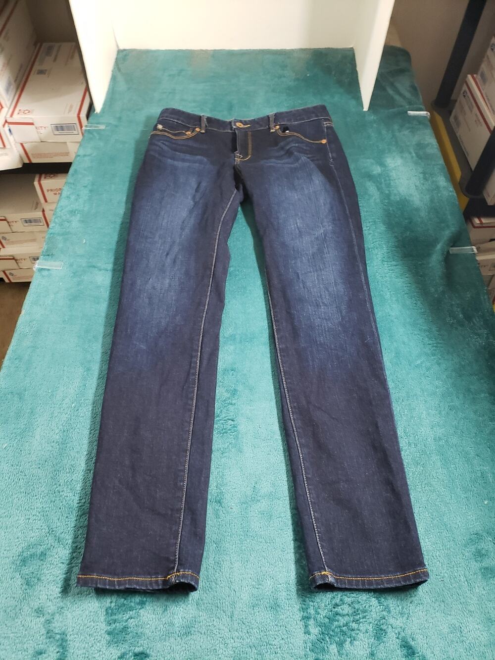 Lucky Brand Jeans Size 2 Womens Blue Pants Ladies Mid Rise Lolita Skinny Ankle
